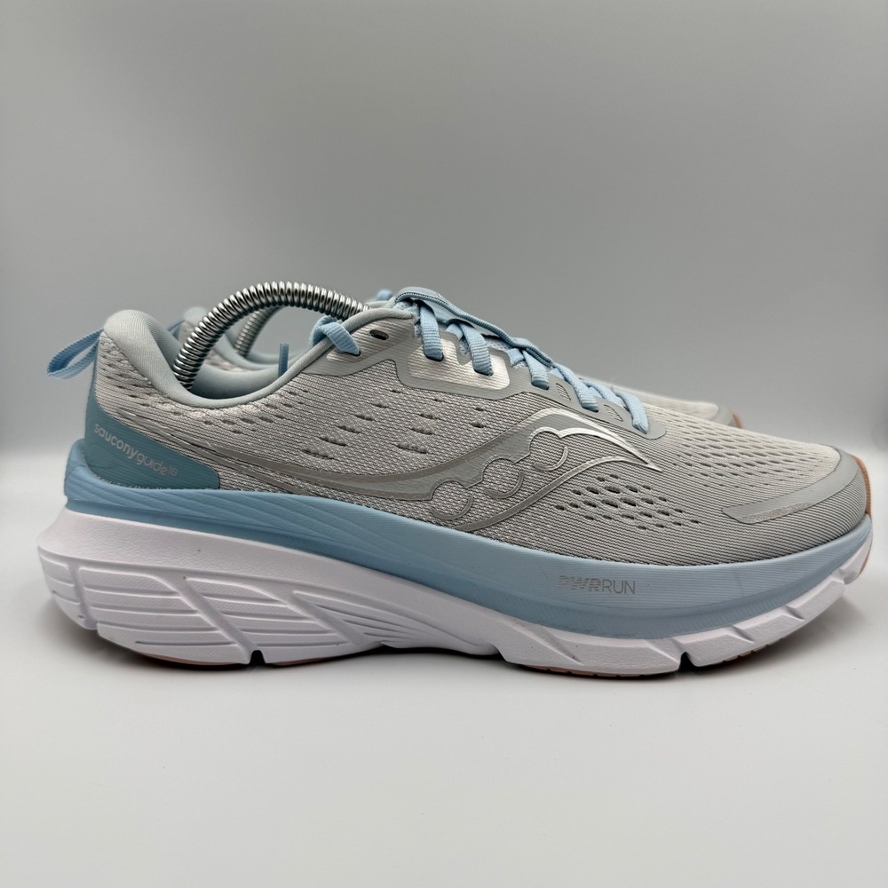 Saucony Guide 16 Womens Size 11 Running Shoes S10998-225 Grey Blue Sneakers